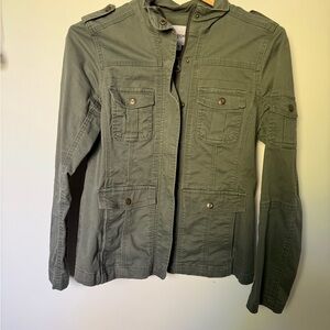 Kensie Olive Green Women's Military Jacket